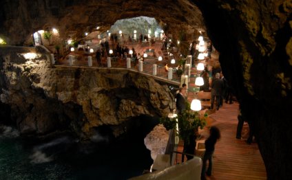 Ресторан в Скале Италия Grotta Palazzese