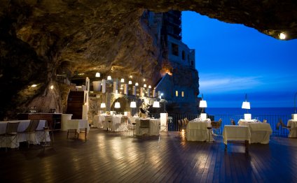 Ресторан в Италии Grotta Palazzese