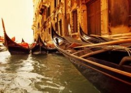 Венеция - гондолы